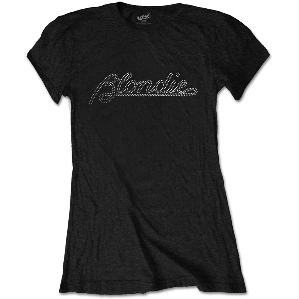 Blondie | Official Ladies T-Shirt | Diamante Logo