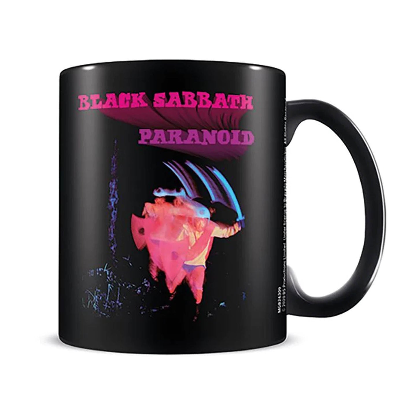 Black Sabbath Gift Set with Boxed Coffee Mug, Licensed Drink Coaster set (4 pieces), Fridge Magnet, Keychain, Socks, Pen