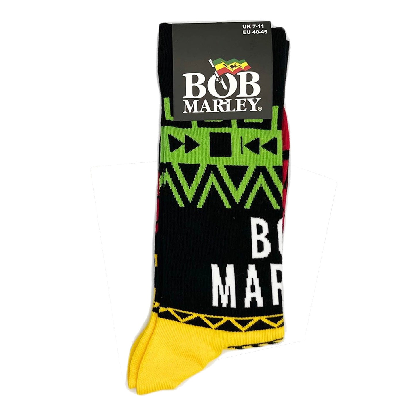 Bob Marley Gift Set with boxed Coffee Mug, Socks, Keychain, Fridge Magnet, Woven Patch