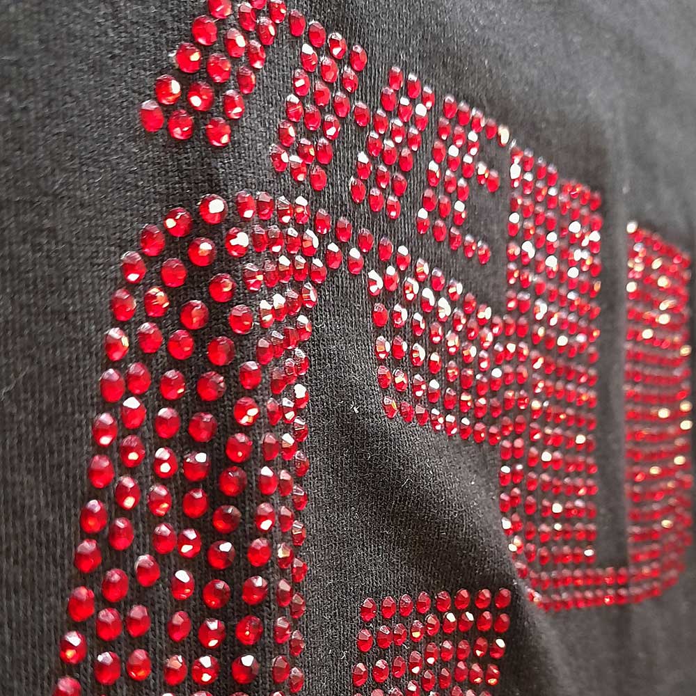 The Cure | Official Ladies T-shirt | Logo (Diamante)