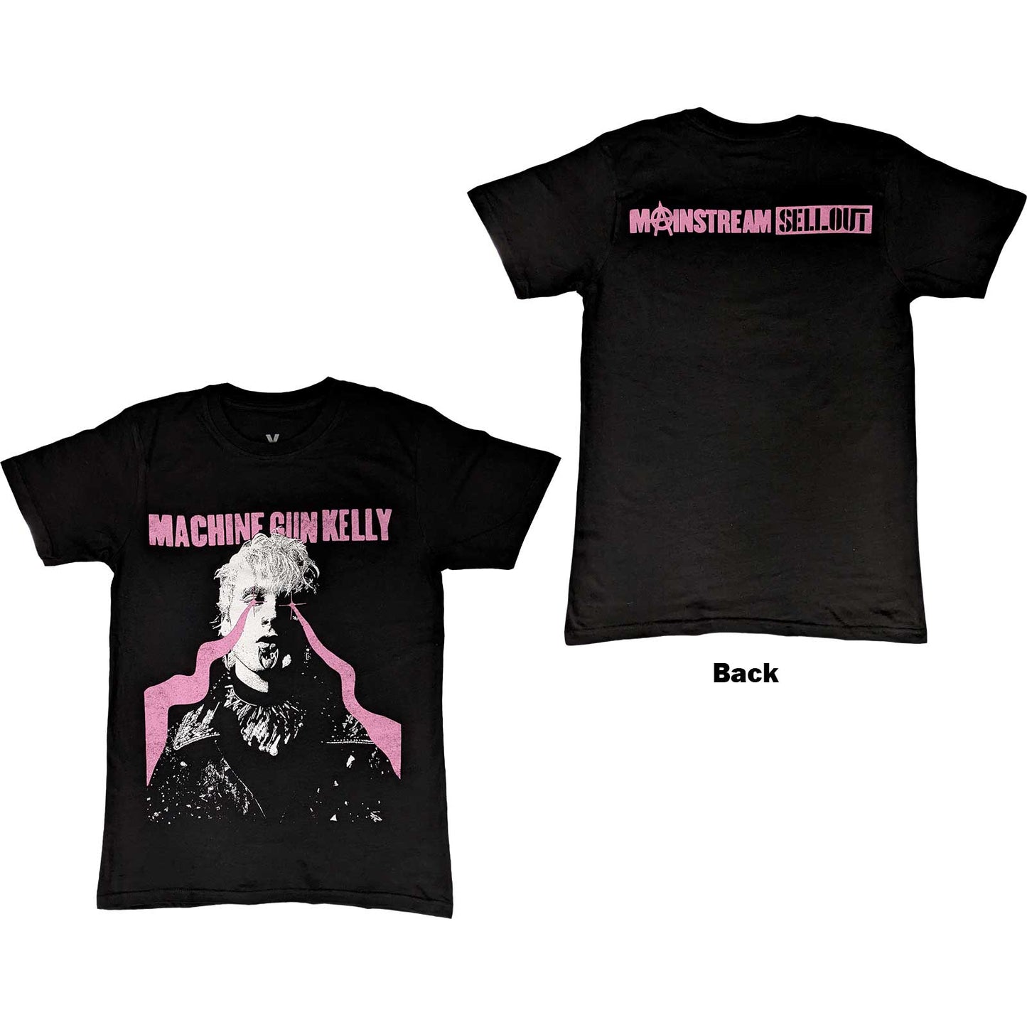 Machine Gun Kelly | Official Band T-shirt | Laser Eye (Back Print)