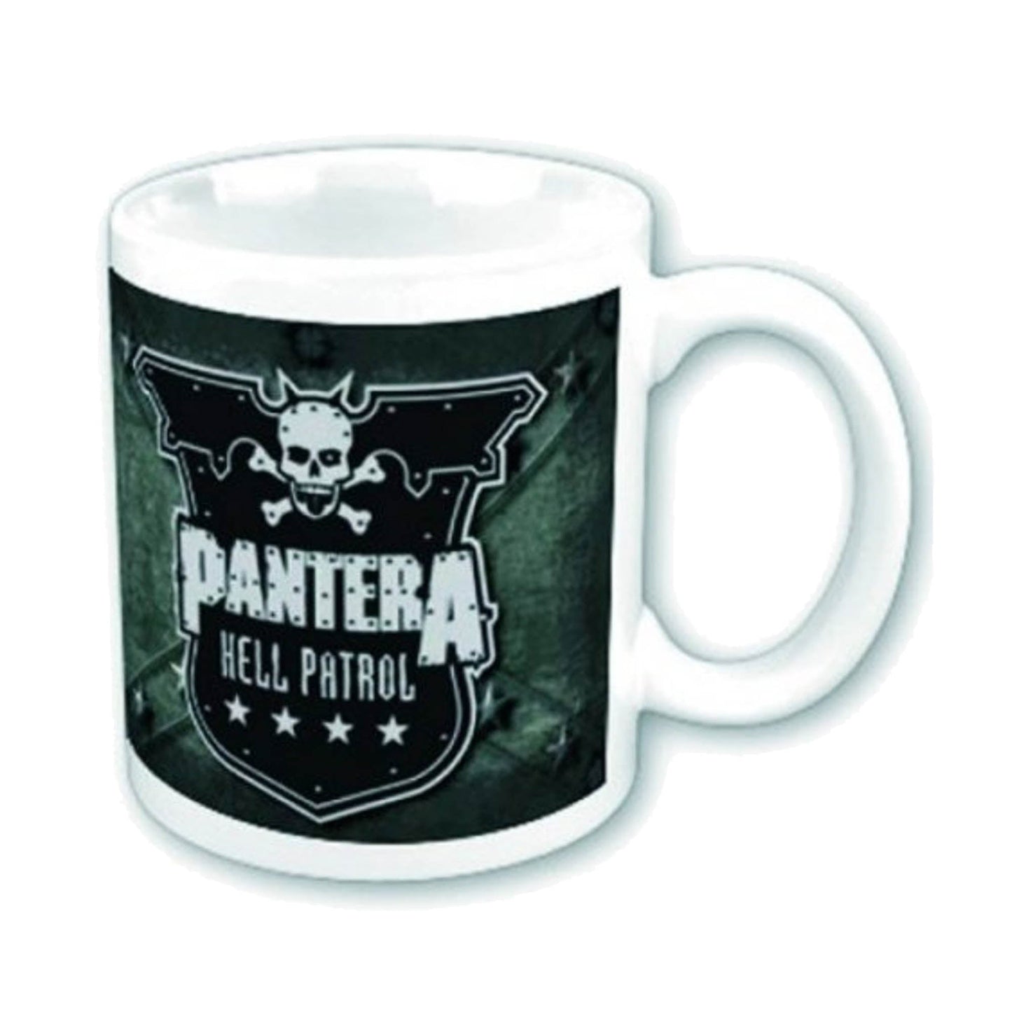 Pantera Gift Set with boxed Coffee Mug, Woven Patch, Fridge Magnet, Keychain, Drinks Coaster, Pen