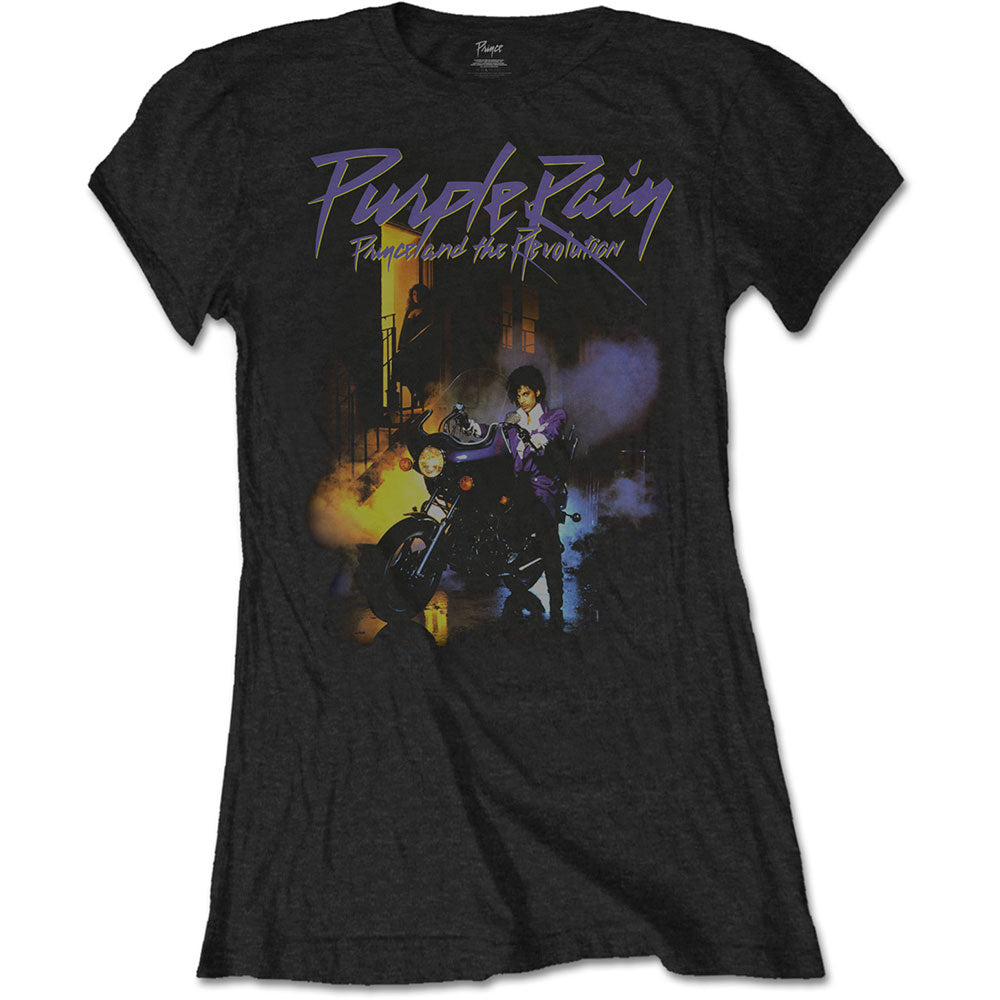 Prince | Official Ladies T-shirt | Purple Rain