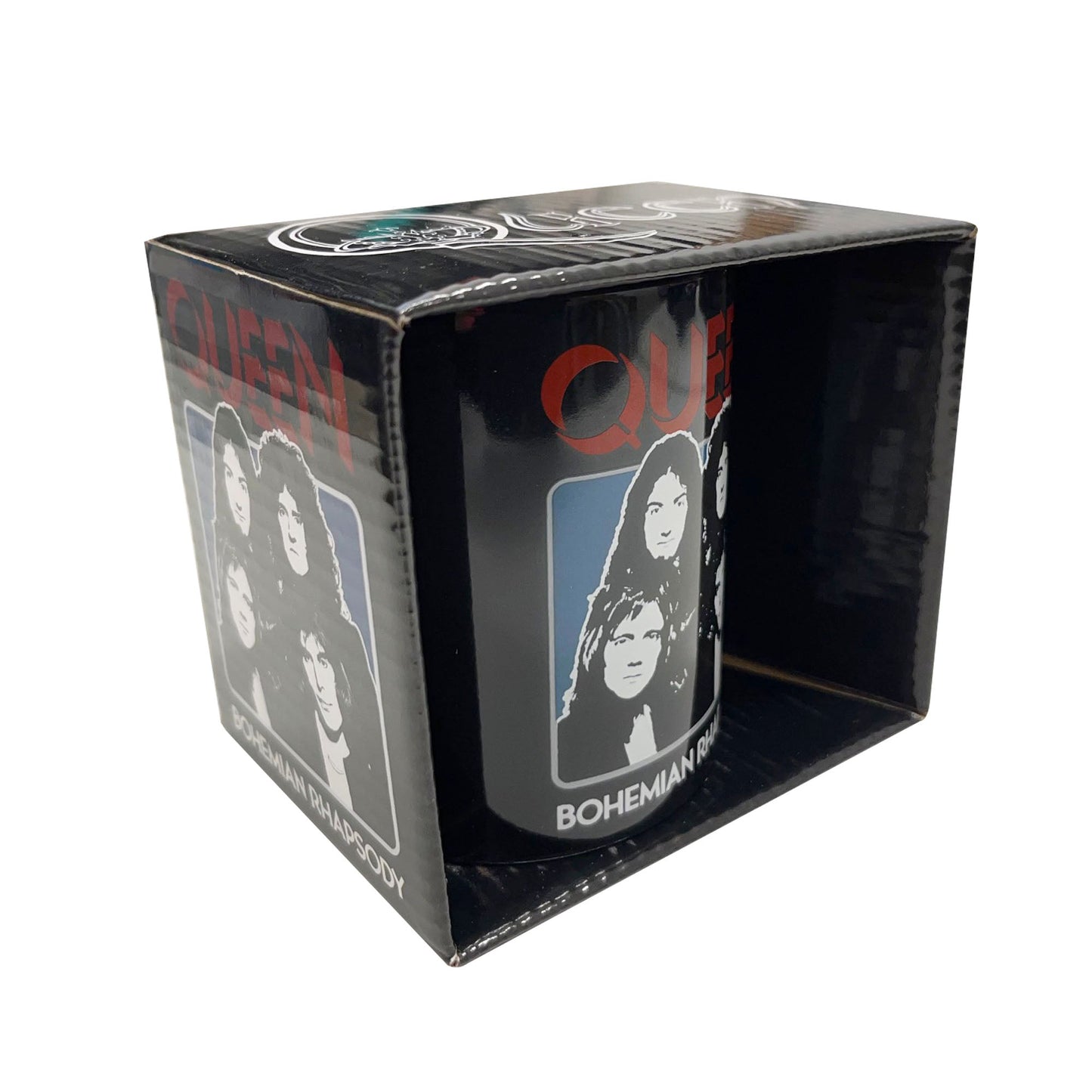 Queen Gift Set with boxed Coffee Mug, Keychain, 5 x button badges, pair of socks