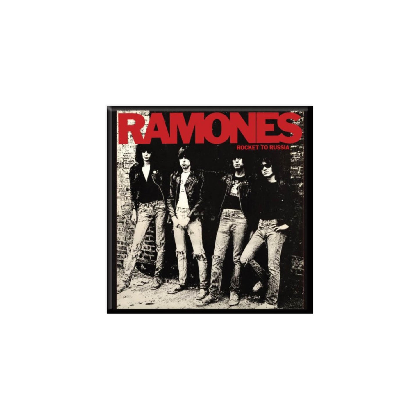 Ramones Gift Set with boxed Coffee Mug, Keychain, Fridge Magnet, 2 x Drinks Coasters