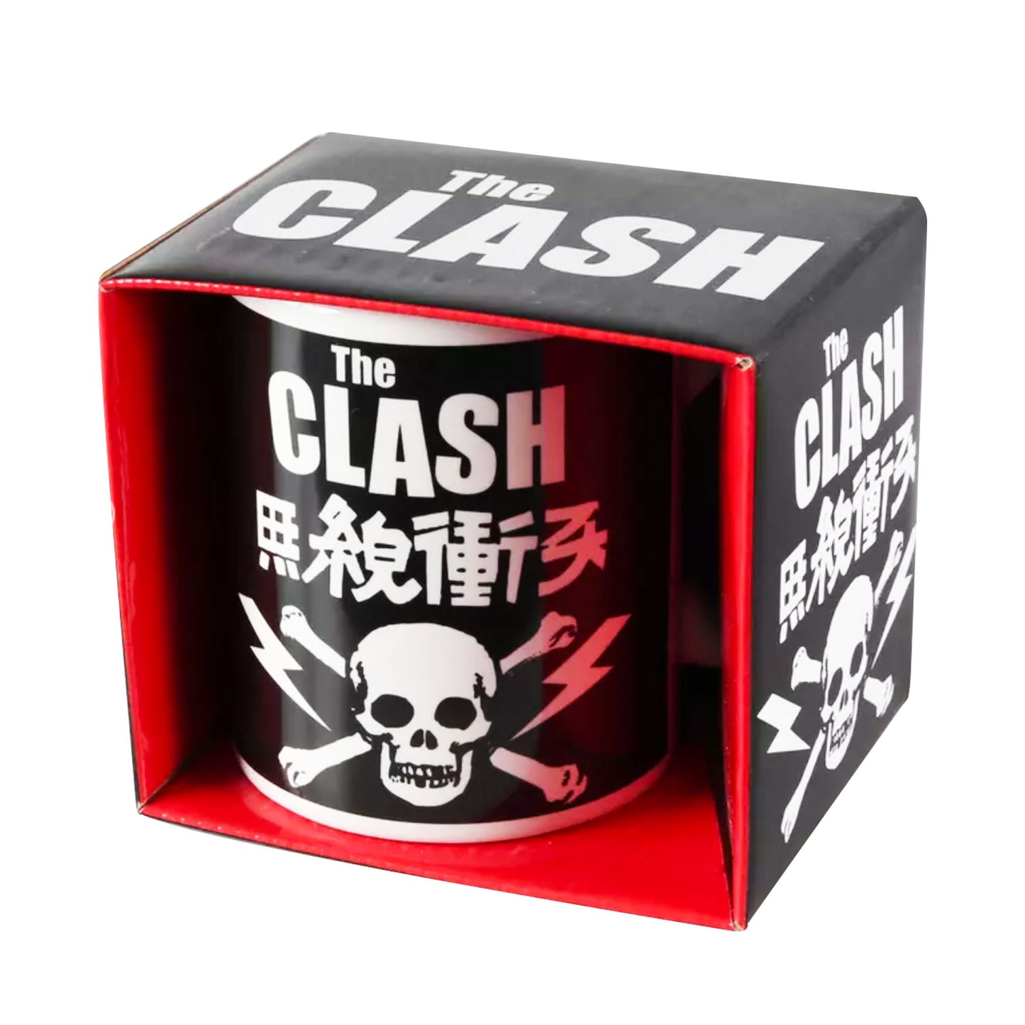 The Clash Gift Set with boxed Coffee Mug, Keychain, Fridge Magnet, 5 x Button Badges