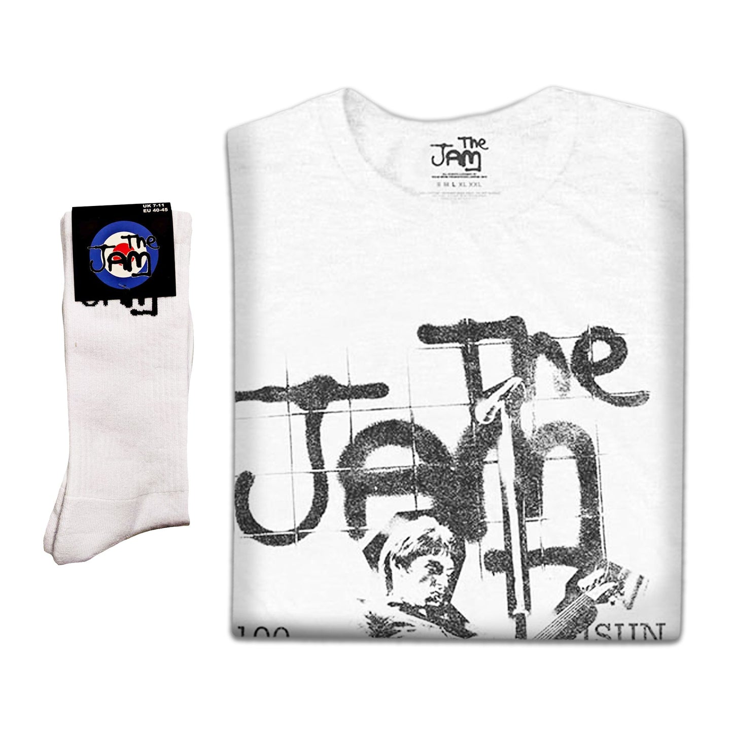 The Jam Unisex T-Shirt: 100 Club 77 & Socks - Gift set
