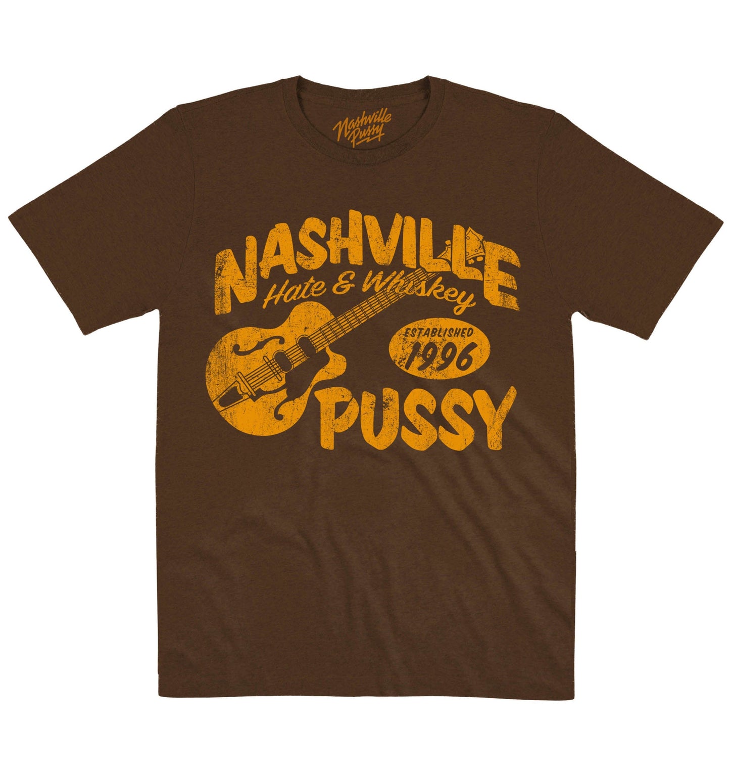 Nashville Pussy | Hate & Whiskey | Official Artist T-shirt