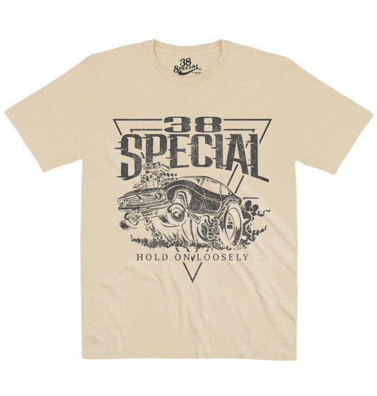 38 Special | Hold On Car - Charcoal | Official Artist T-shirt