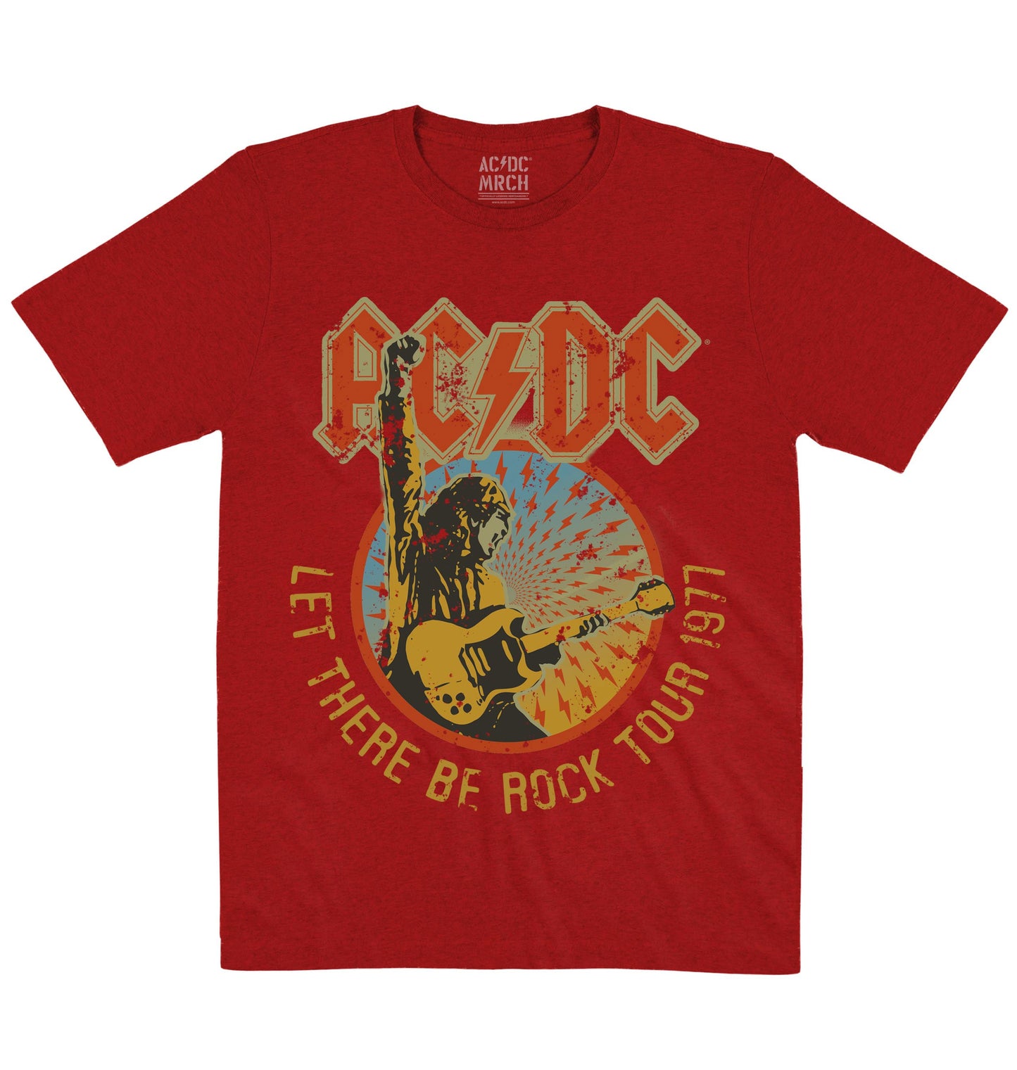 AC/DC | Let There Be Rock Tour 1977 | Official Artist T-shirt