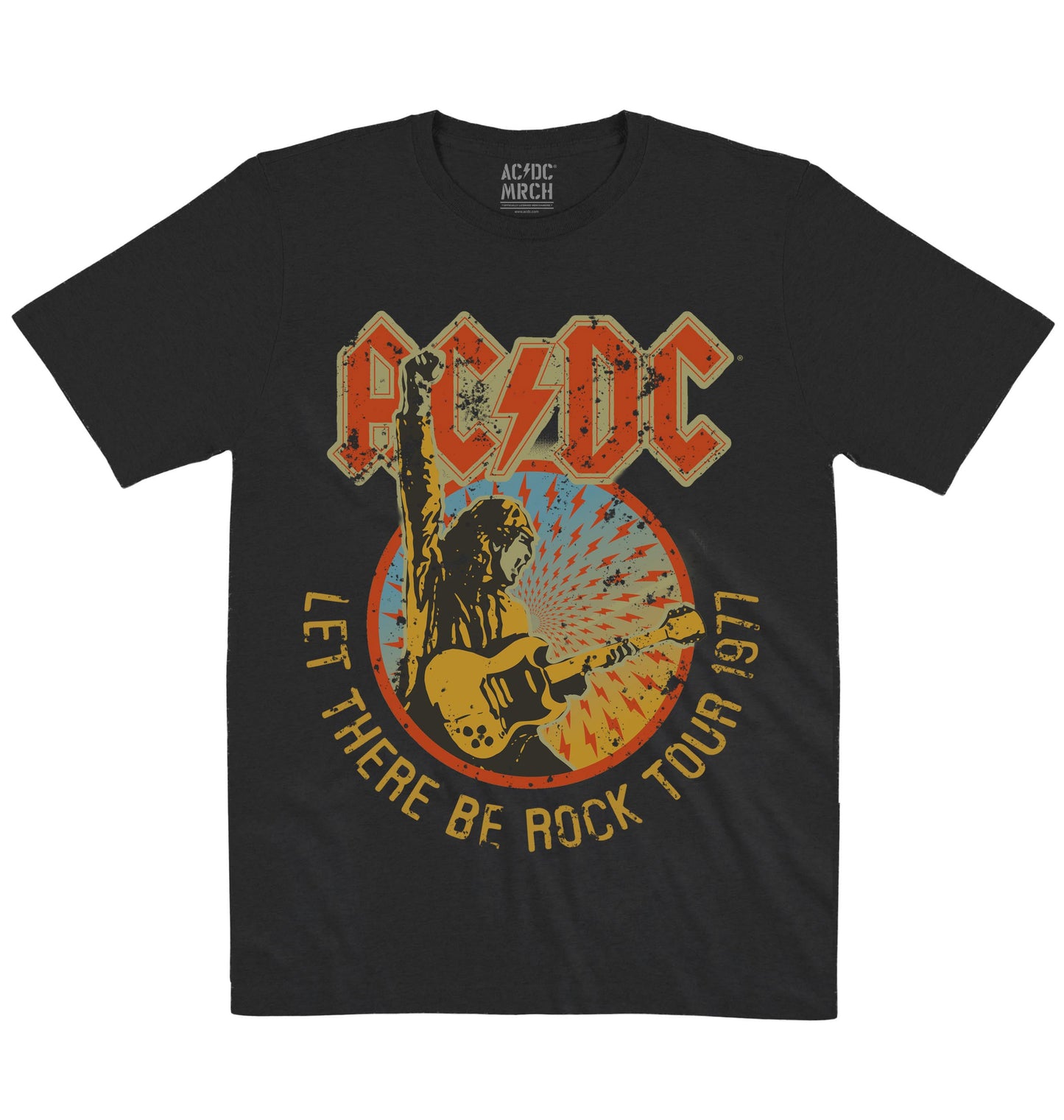AC/DC | Let There Be Rock Tour 1977 | Official Artist T-shirt