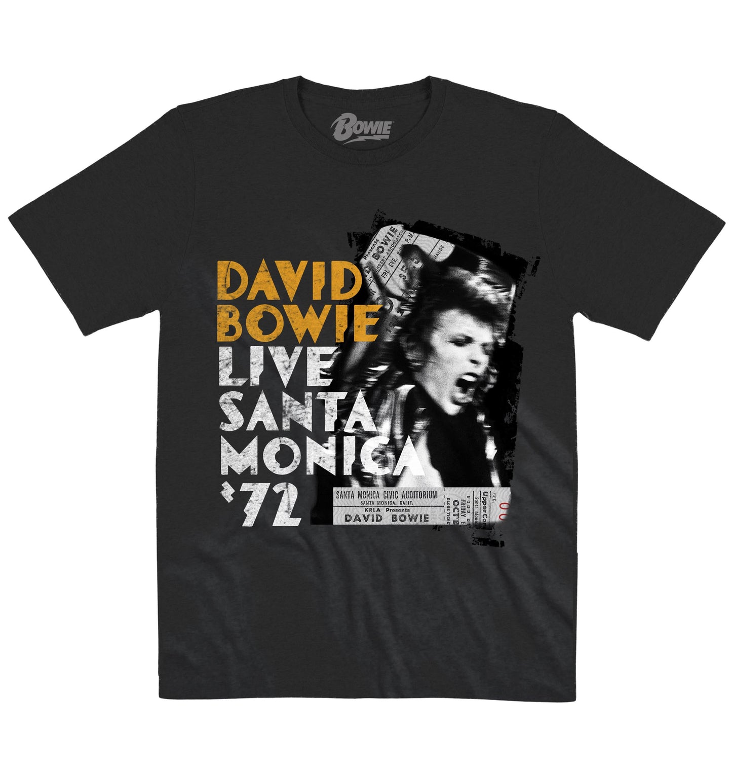 David Bowie | Santa Monica | Official Artist T-shirt