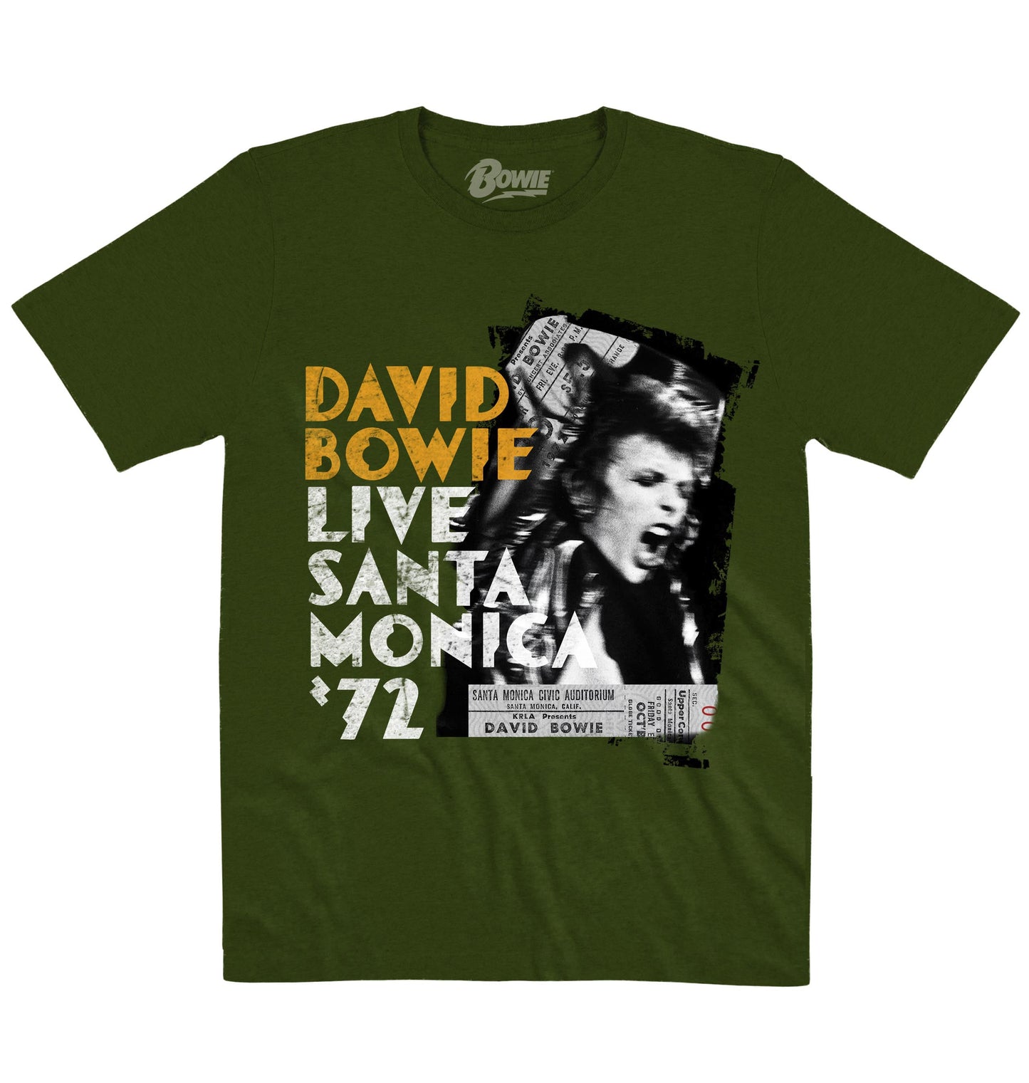 David Bowie | Santa Monica | Official Artist T-shirt