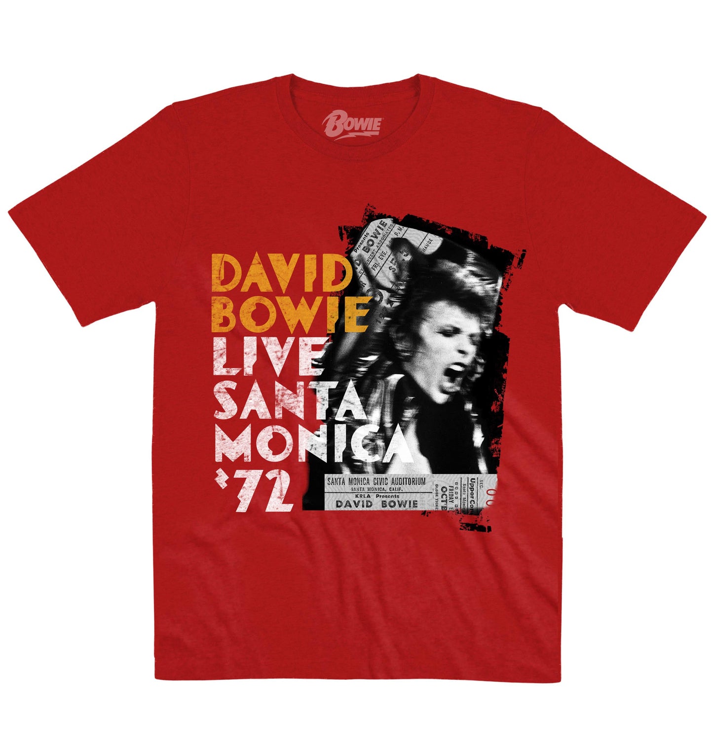 David Bowie | Santa Monica | Official Artist T-shirt