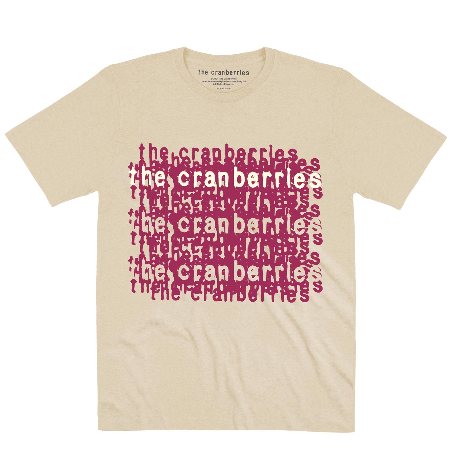 The Cranberries | Logo Repeat | Official Artist T-shirt