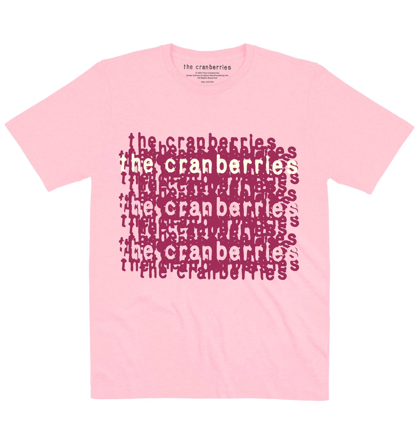 The Cranberries | Logo Repeat | Official Artist T-shirt
