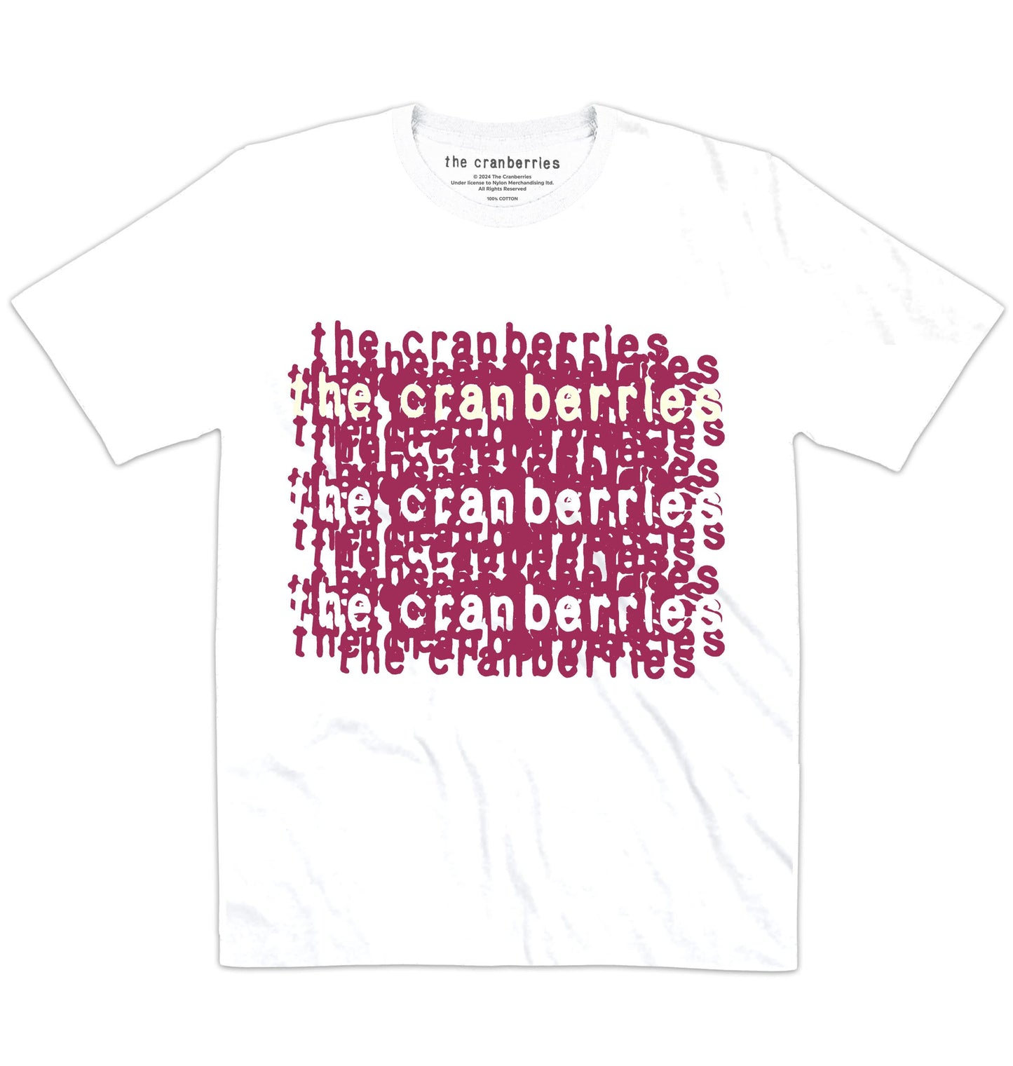 The Cranberries | Logo Repeat | Official Artist T-shirt