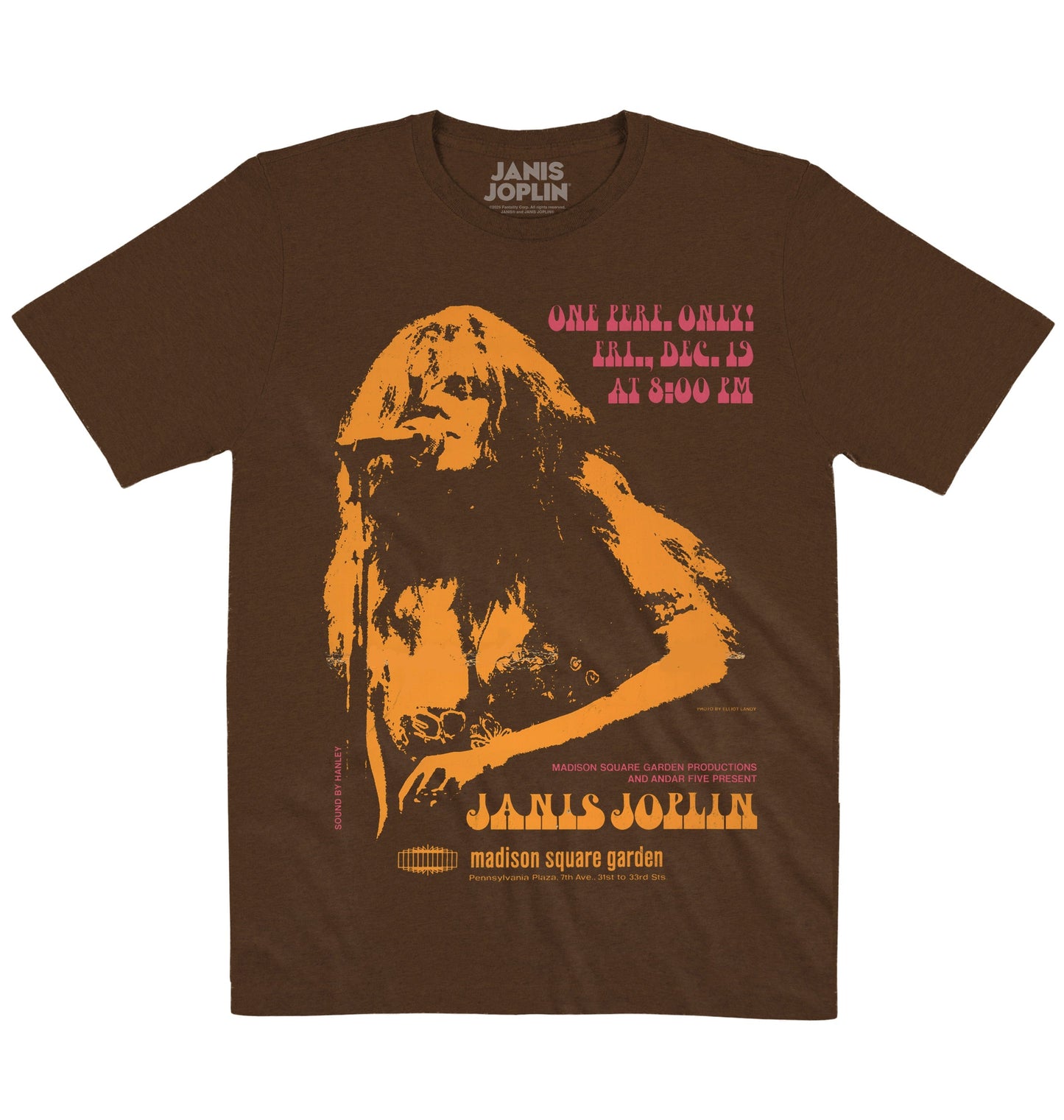 Janis Joplin | Madison Square Garden | Official Artist T-shirt