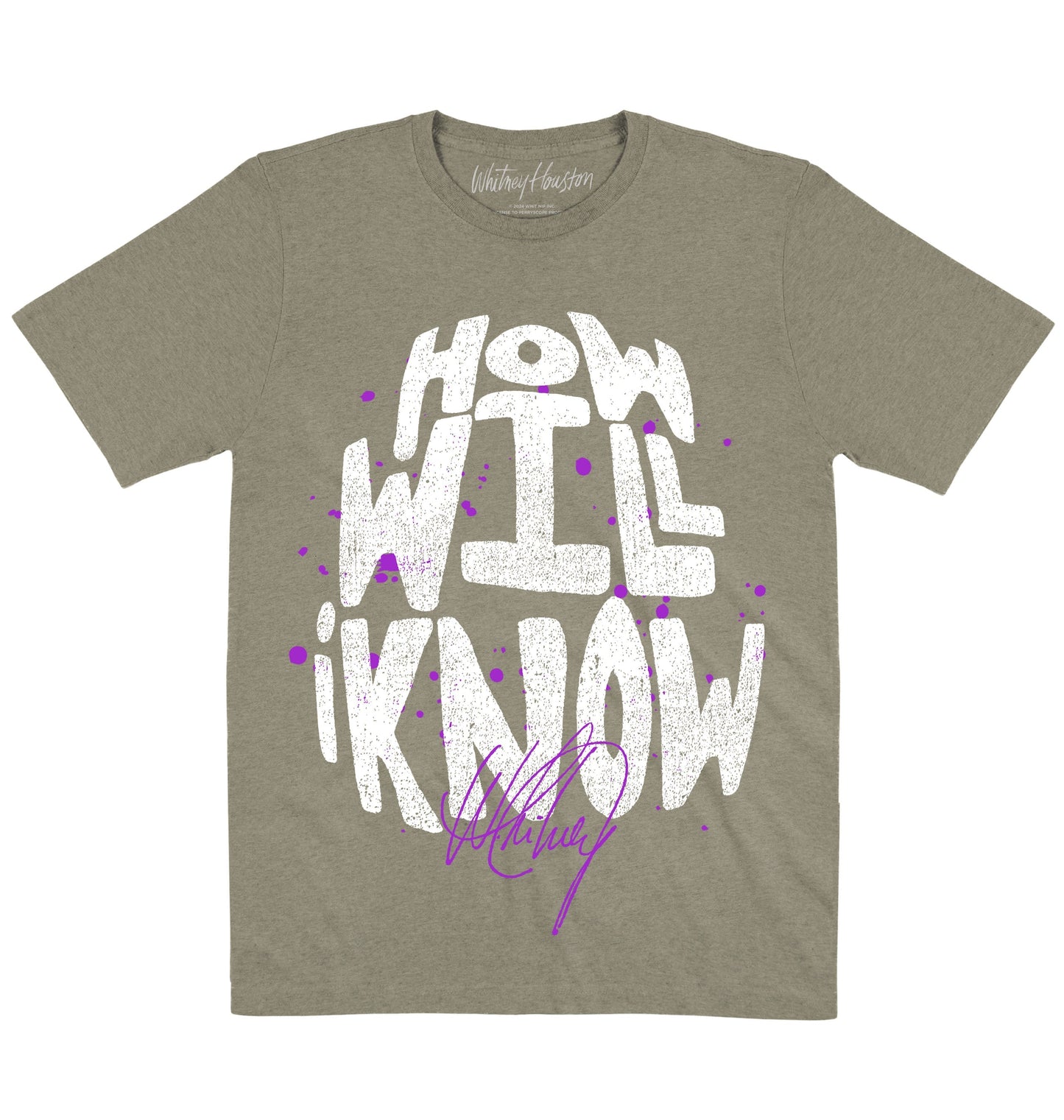 Whitney Houston | How Will I Know 2 | Official Artist T-shirt