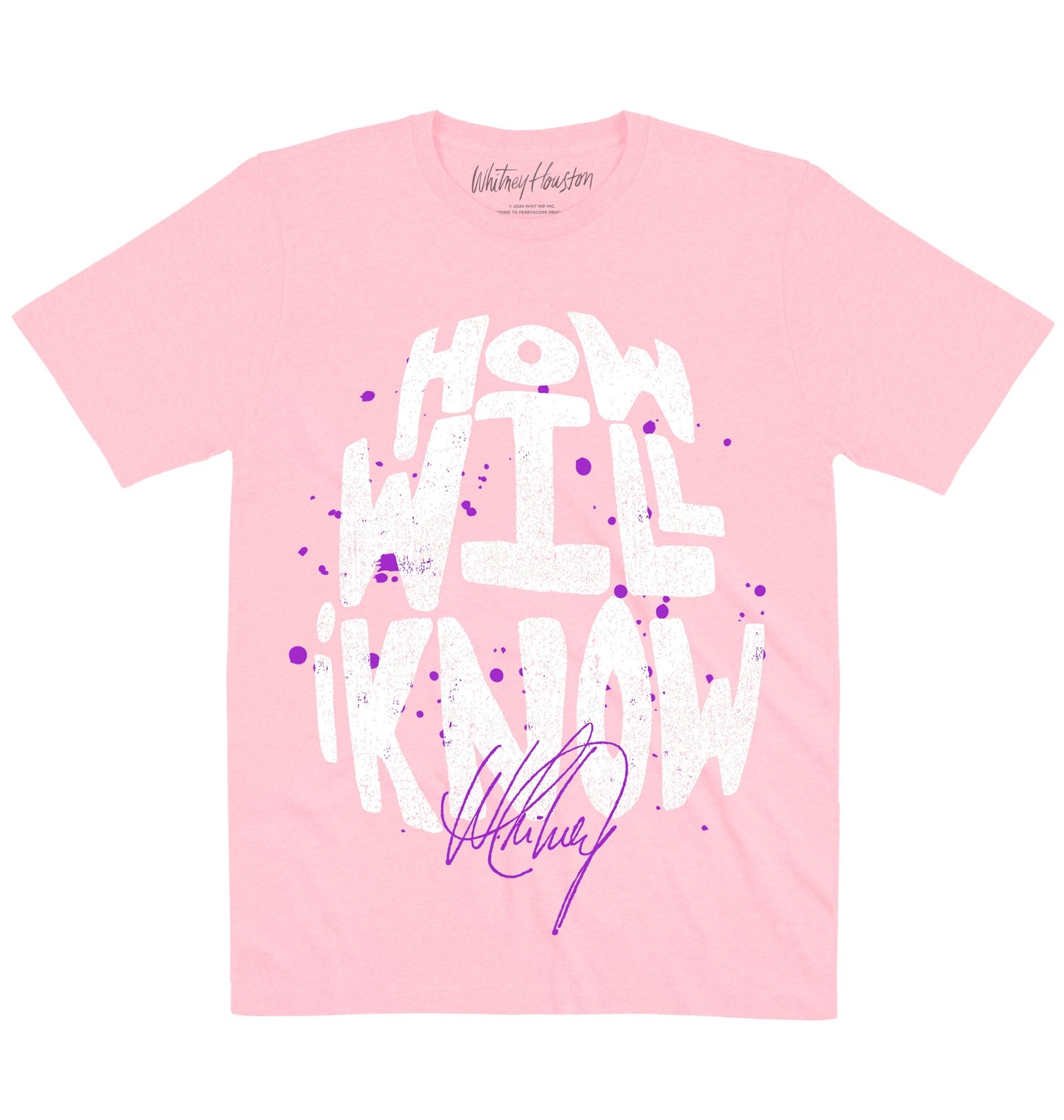 Whitney Houston | How Will I Know 2 | Official Artist T-shirt