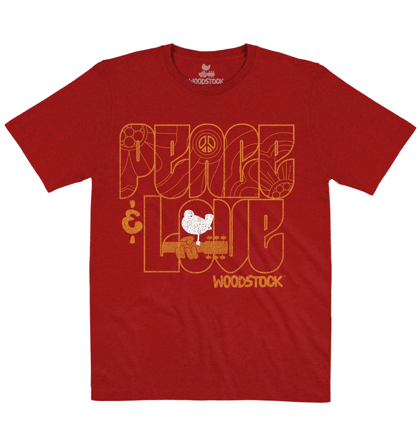 Woodstock | Peace and Love | Official Artist T-shirt