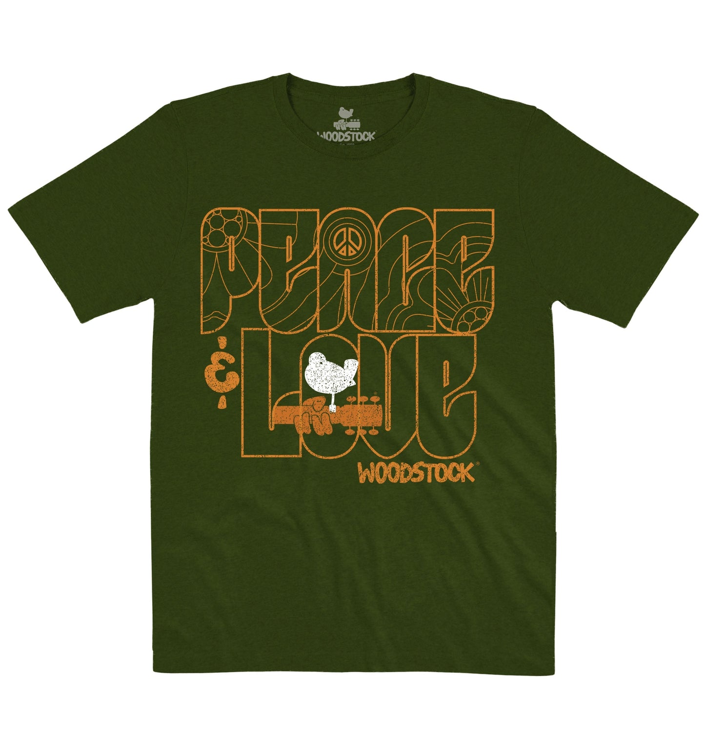 Woodstock | Peace and Love | Official Artist T-shirt