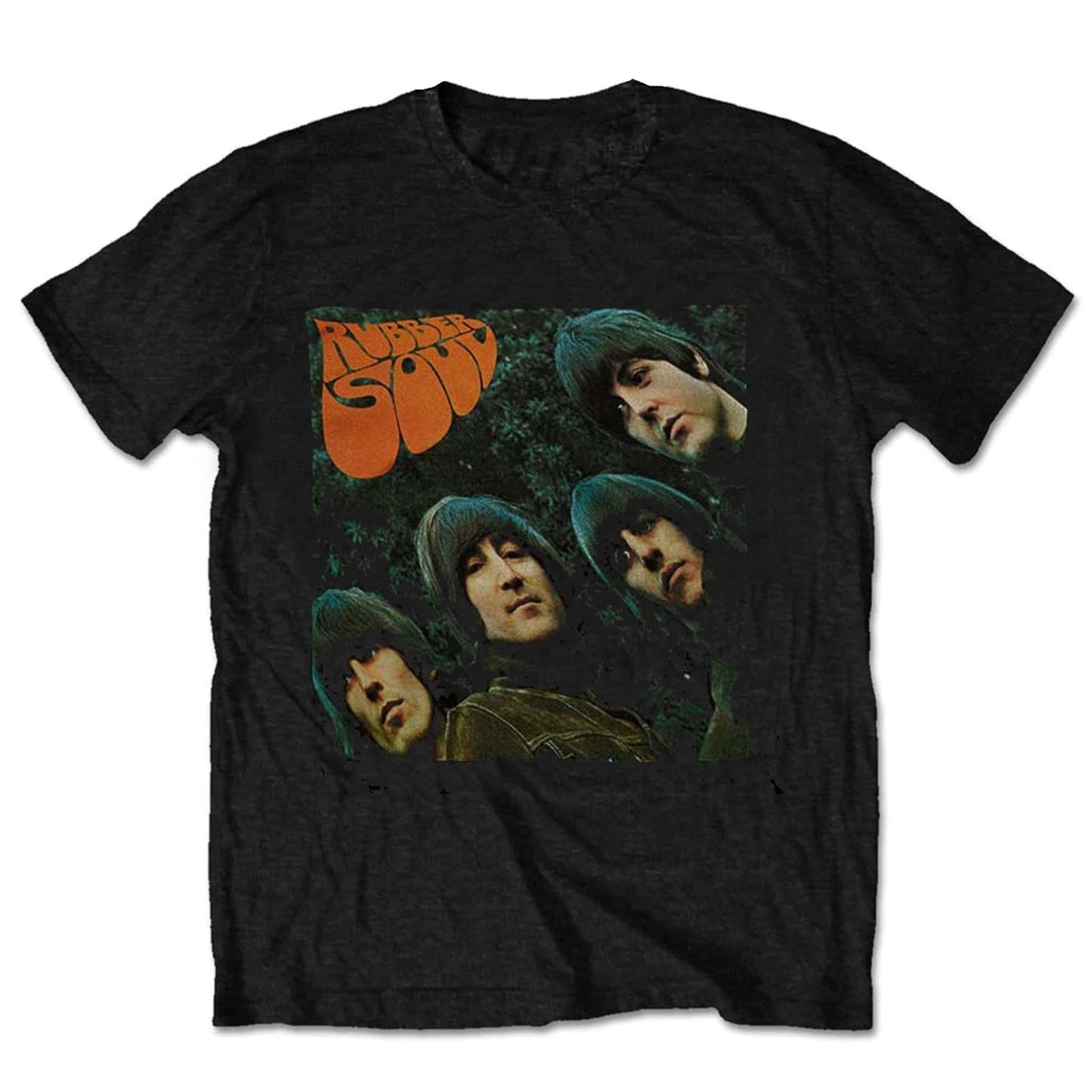 The Beatles Unisex T-Shirt: Rubber Soul Album Cover & socks - Gift set