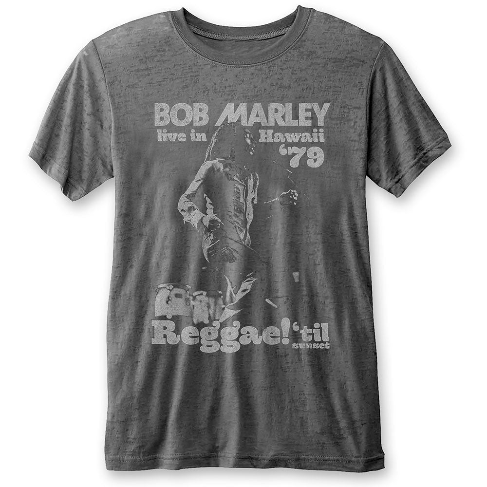Bob Marley | Official T-Shirt | Hawaii (Burn Out)