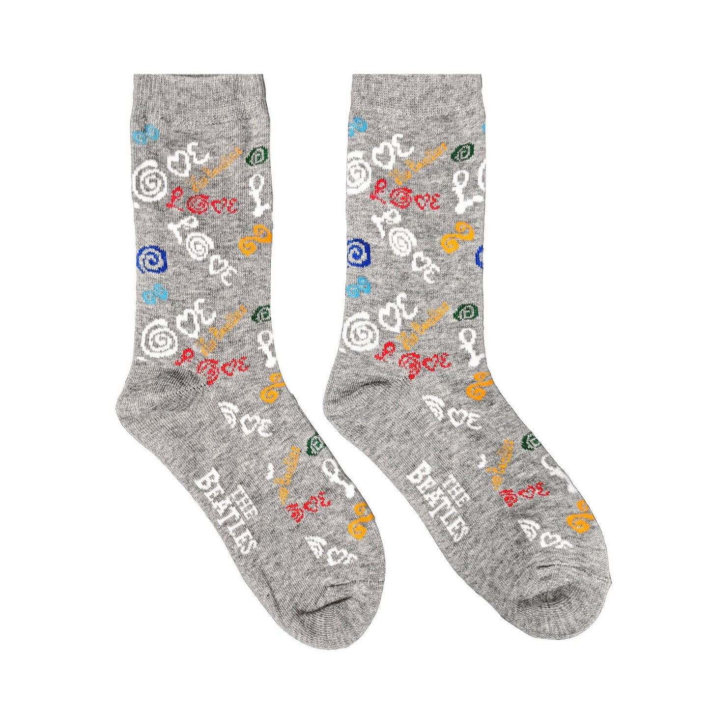 The Beatles Unisex T-Shirt: Iconic Colour & Socks - Gift set