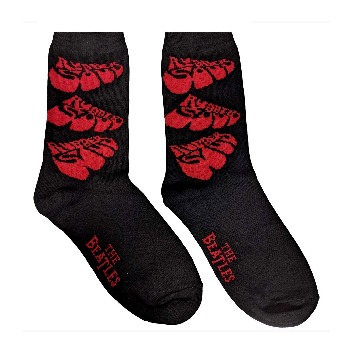 The Beatles Unisex T-Shirt: Rubber Soul Album Cover & socks - Gift set
