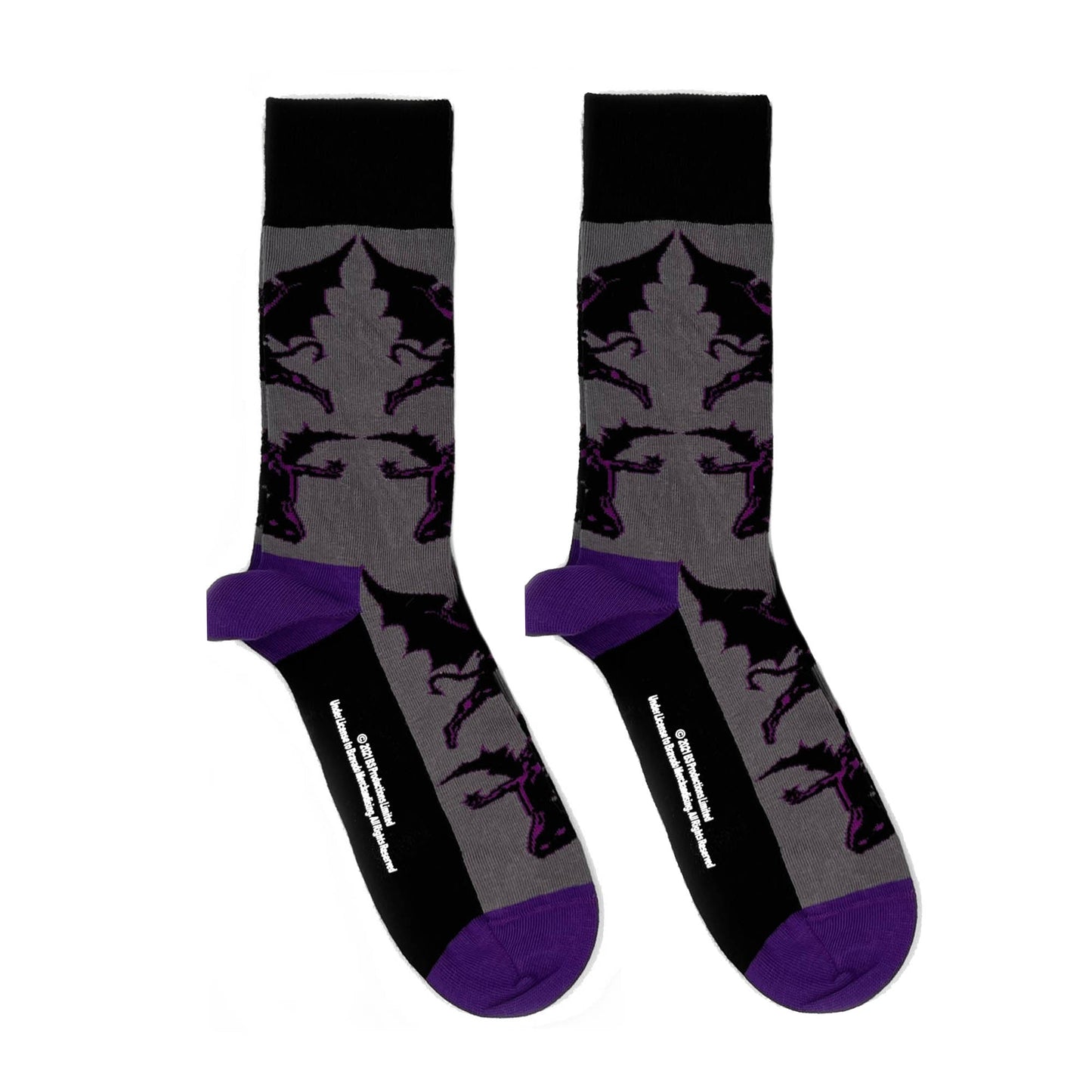 Black Sabbath Unisex T-Shirt: Wavy Logo Vintage & Socks - Gift Set