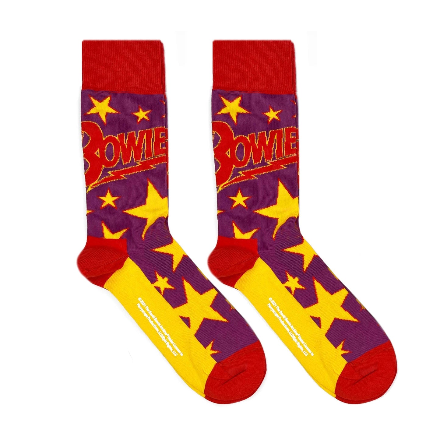 David Bowie Unisex T-Shirt: Japanese Text & socks - Gift set