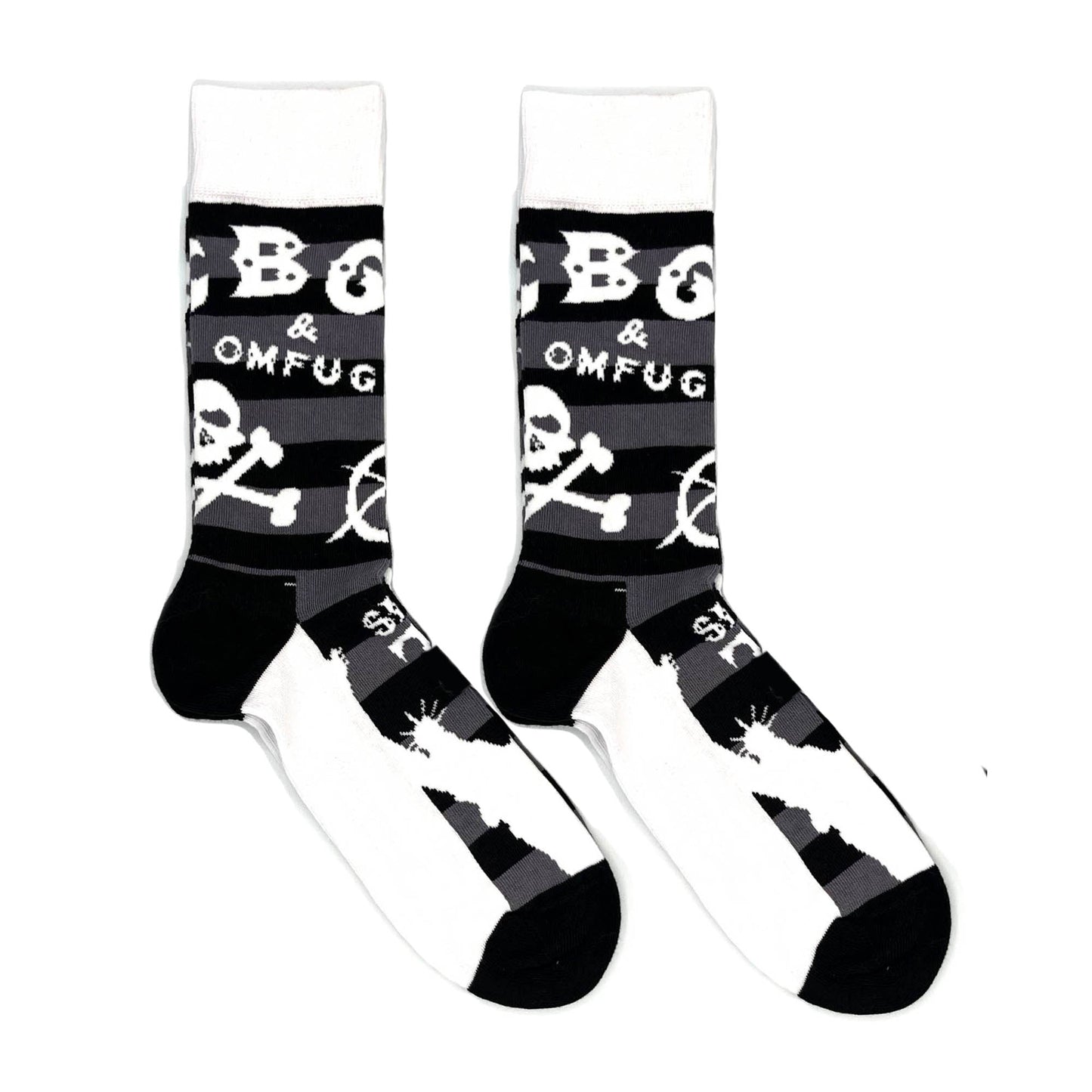 CBGB Unisex T-Shirt: Classic Logo & Socks - Gift set