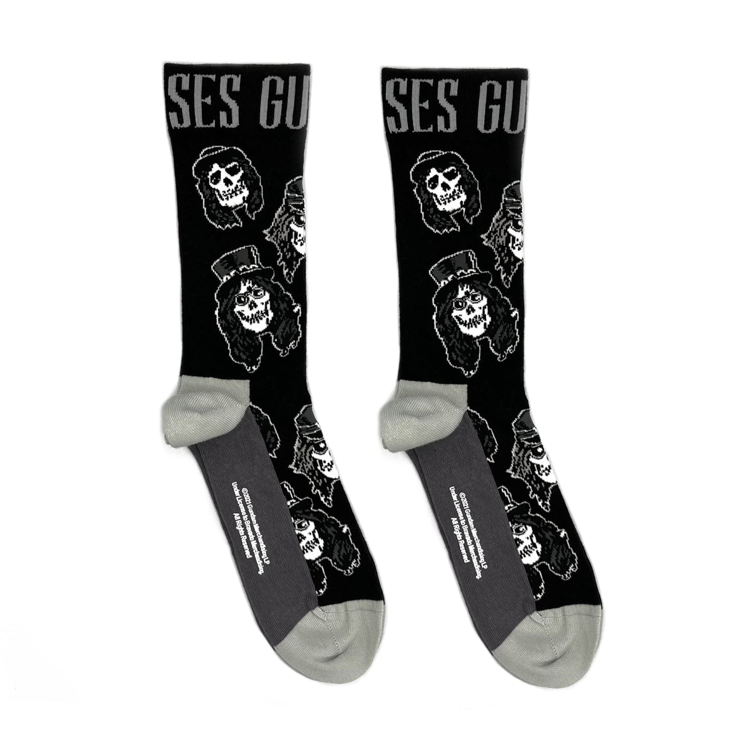 Guns N' Roses Unisex T-Shirt: Appetite for Destruction & Socks - Gift set