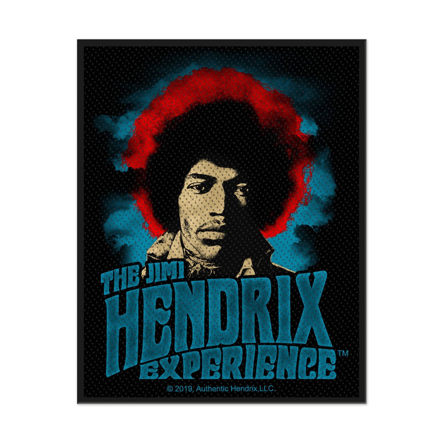 Jimi Hendrix Gift Set with boxed Coffee Mug, Sewn Patch, Button Badge, Fridge Magnet