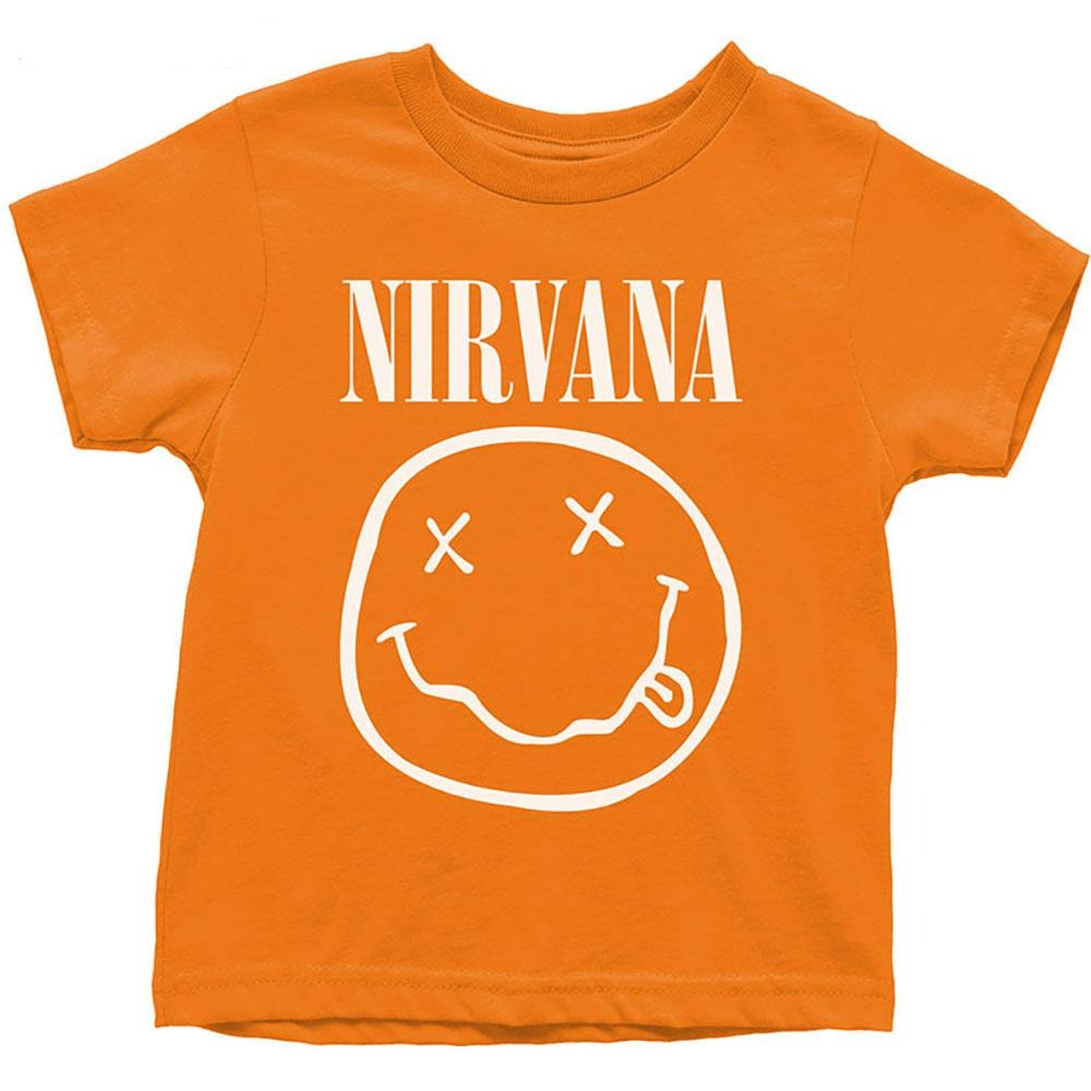 Nirvana Kids T-Shirt (Toddler): Yellow Happy Face