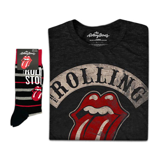 The Rolling Stones Unisex T-Shirt: Tour 1978 & socks - Gift set