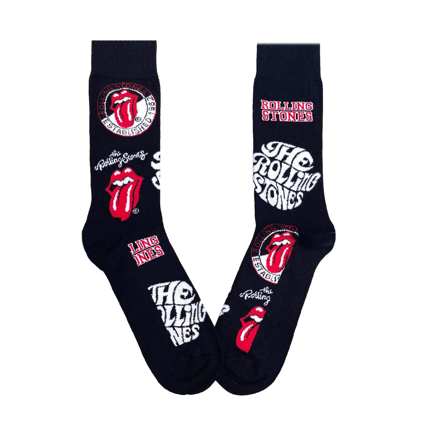 The Rolling Stones Unisex T-Shirt: US Tour 1978 (Back Print) & socks - Gift set