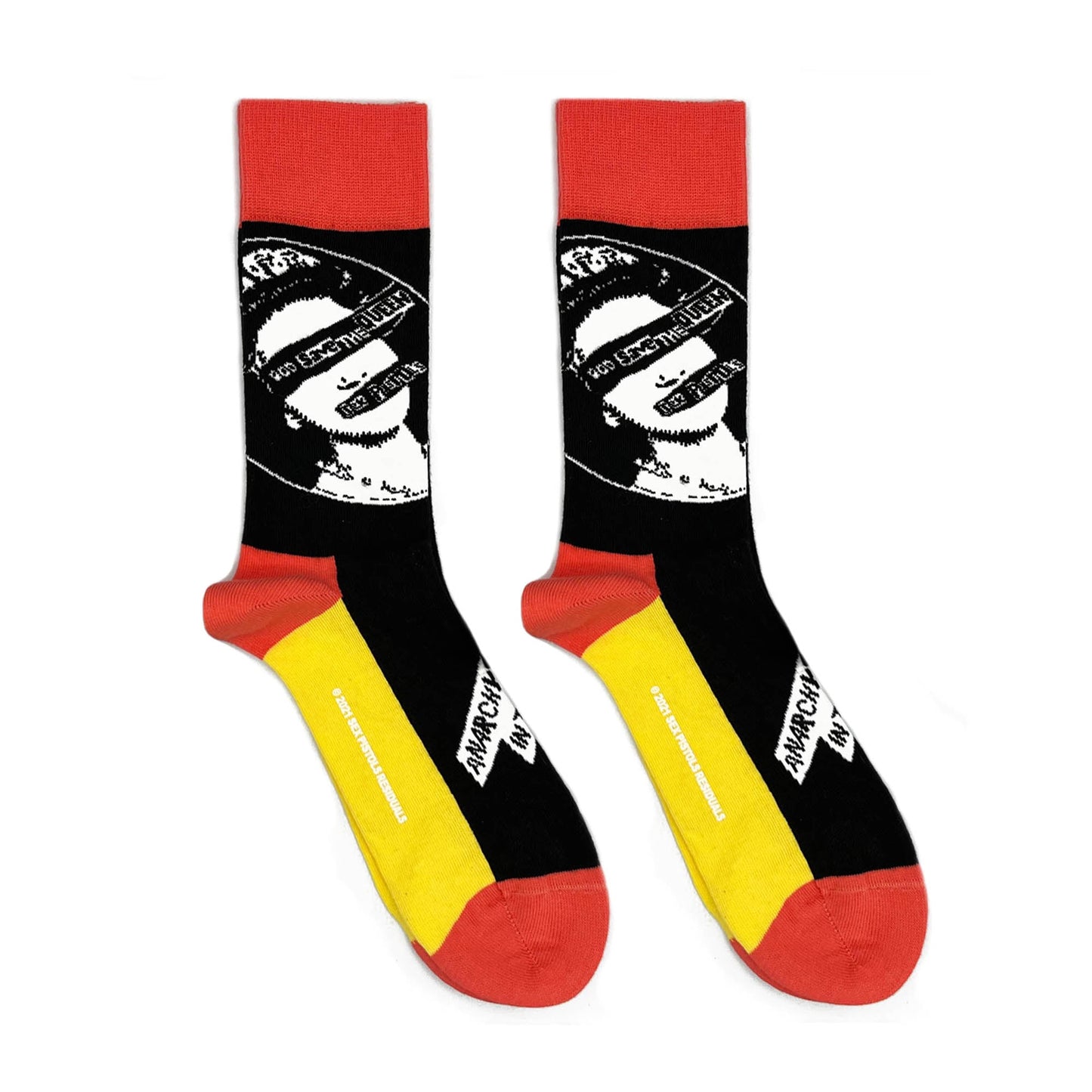 The Sex Pistols Unisex T-Shirt: Never Mind The Bollocks & Socks - Gift set