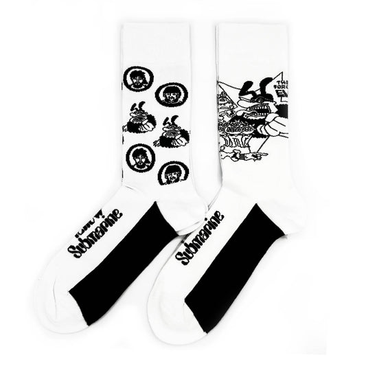 The Beatles  | Official Socks 2 Pack | Adult US 8-12, EU 41-46, UK 7-11