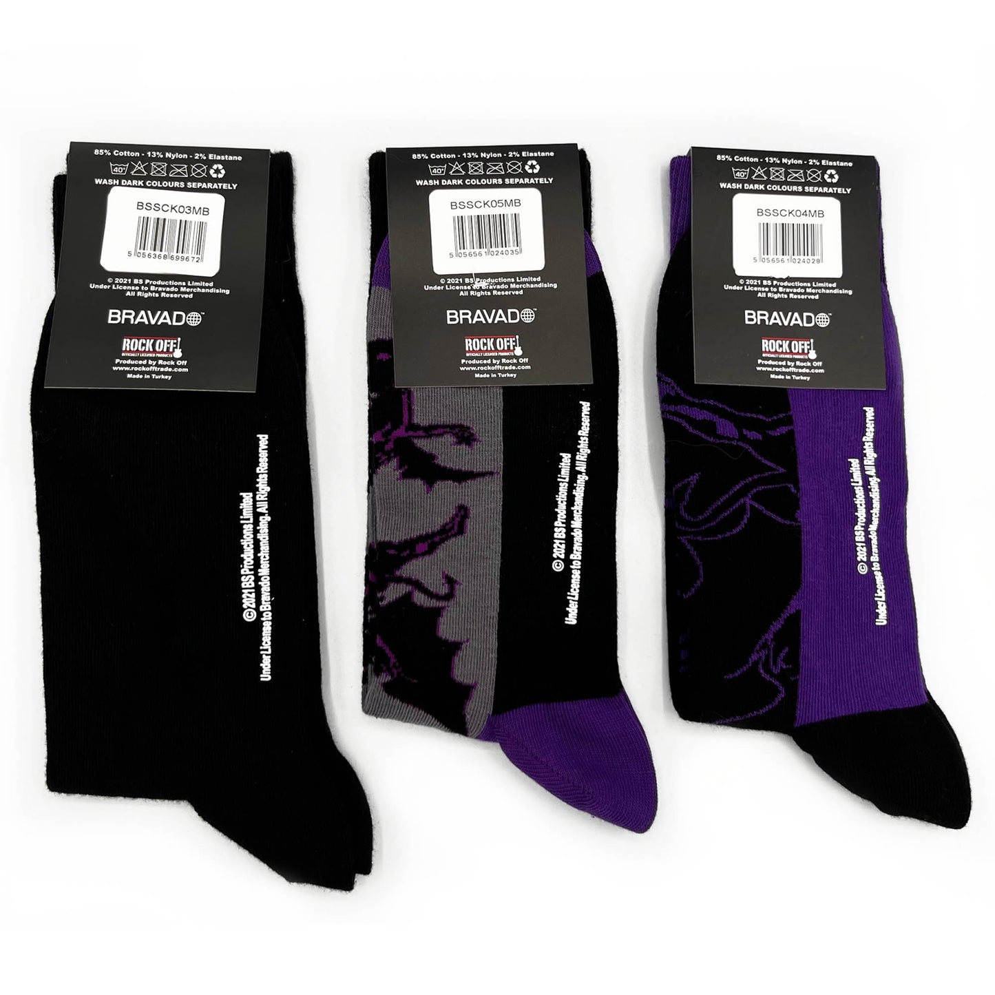 Black Sabbath | Official Socks 3 Pack | Adult US 8-12, EU 41-46, UK 7-11