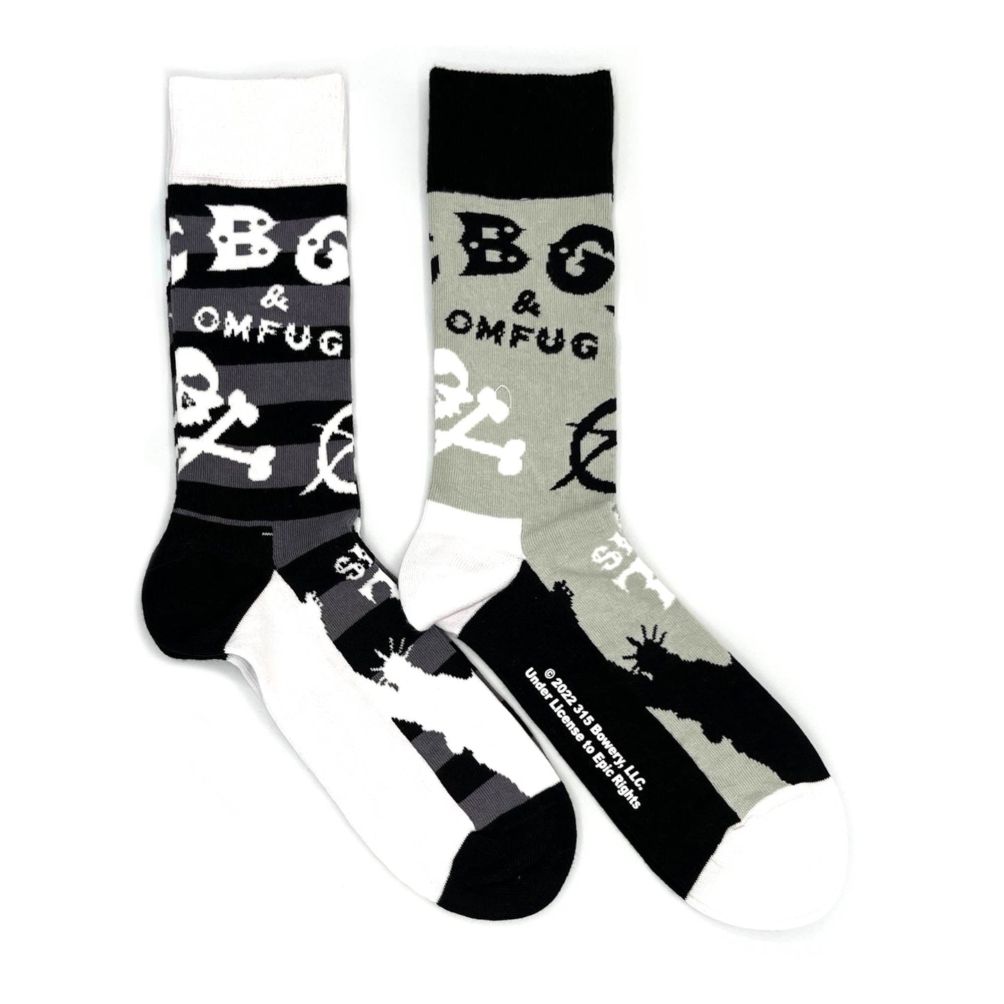 CBGB | Official Socks 2 Pack | Adult US 8-12, EU 41-46, UK 7-11