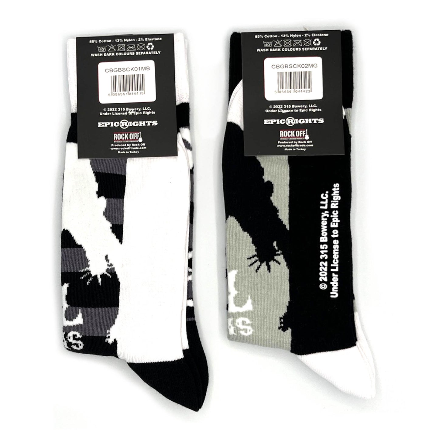 CBGB | Official Socks 2 Pack | Adult US 8-12, EU 41-46, UK 7-11
