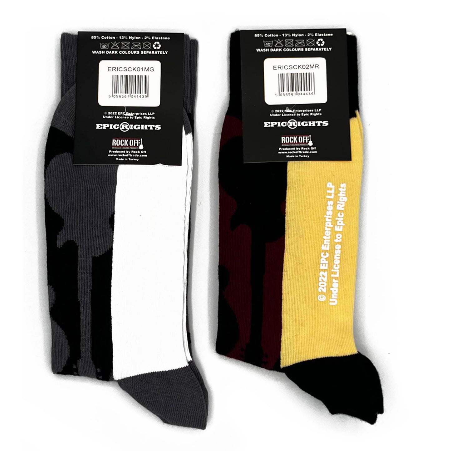 Eric Clapton | Official Socks 2 Pack | Adult US 8-12, EU 41-46, UK 7-11