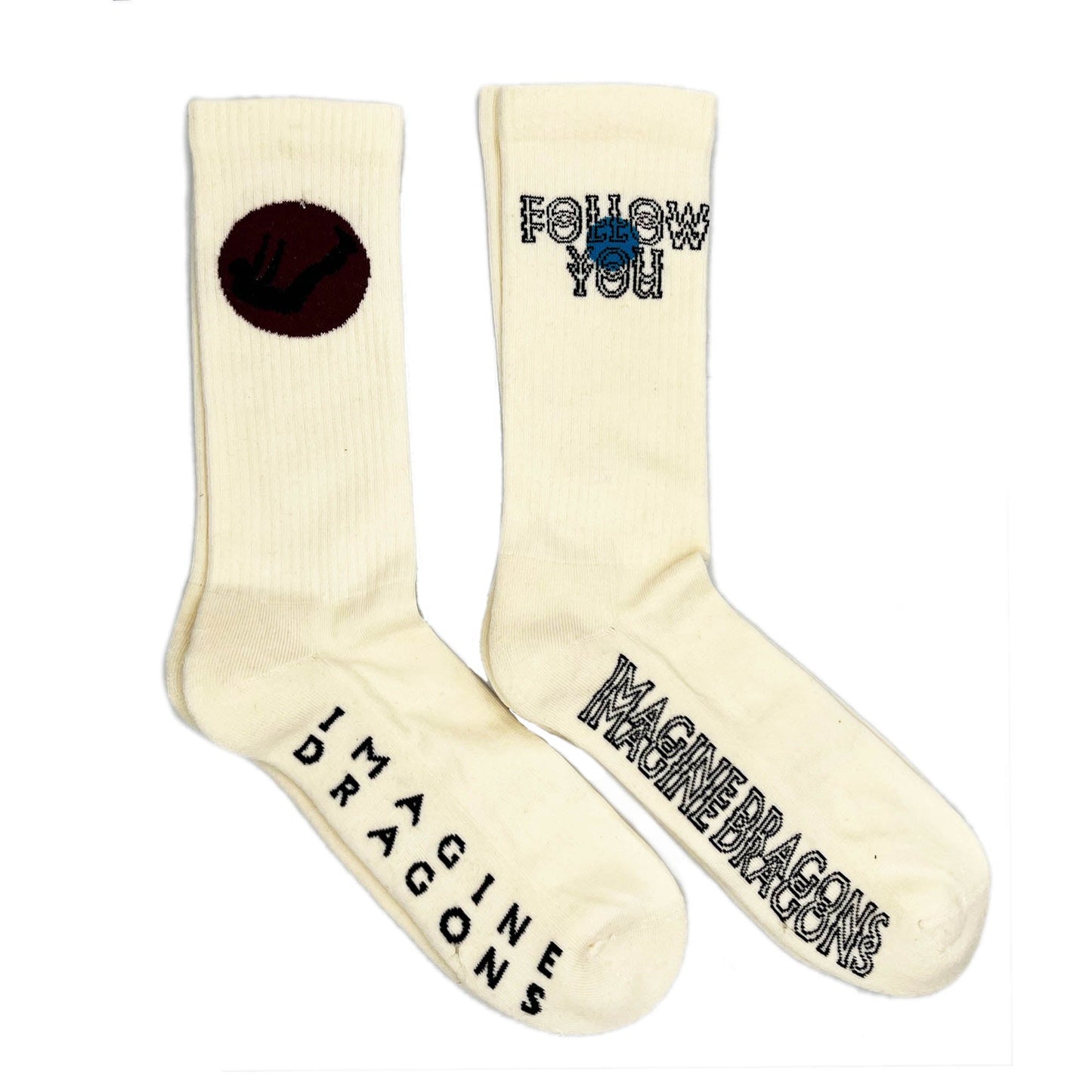 Imagine Dragons | Official Socks 2 Pack | Adult US 8-12, EU 41-46, UK 7-11