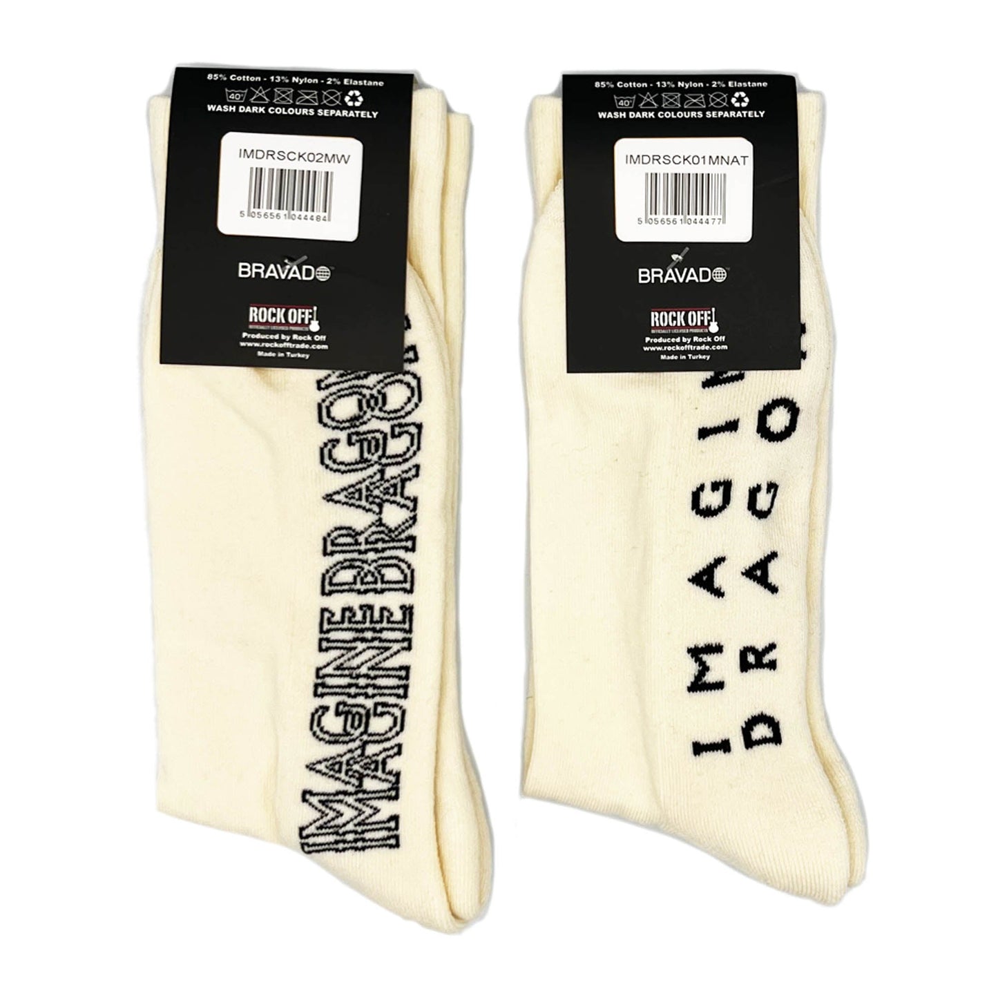 Imagine Dragons | Official Socks 2 Pack | Adult US 8-12, EU 41-46, UK 7-11