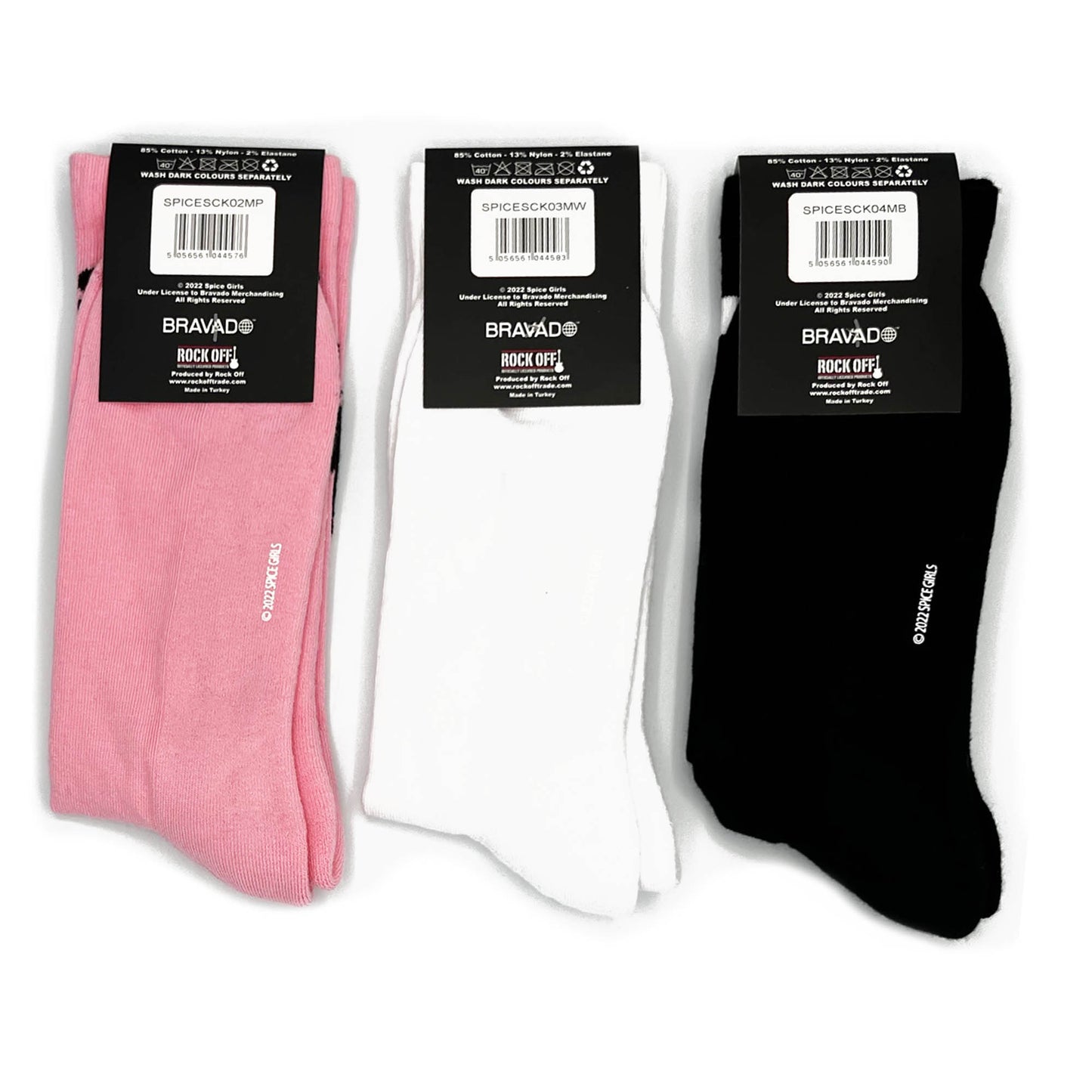 Spice Girls | Official Socks 2 Pack | Adult US 8-12, EU 41-46, UK 7-11