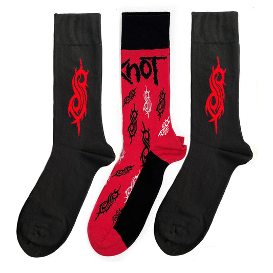 Slipknot | Official Socks 3 Pack | Adult US 8-12, EU 41-46, UK 7-11