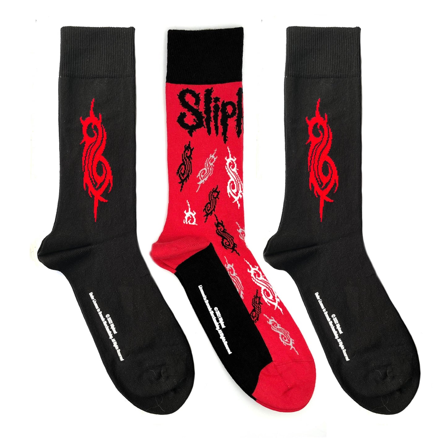 Slipknot | Official Socks 3 Pack | Adult US 8-12, EU 41-46, UK 7-11