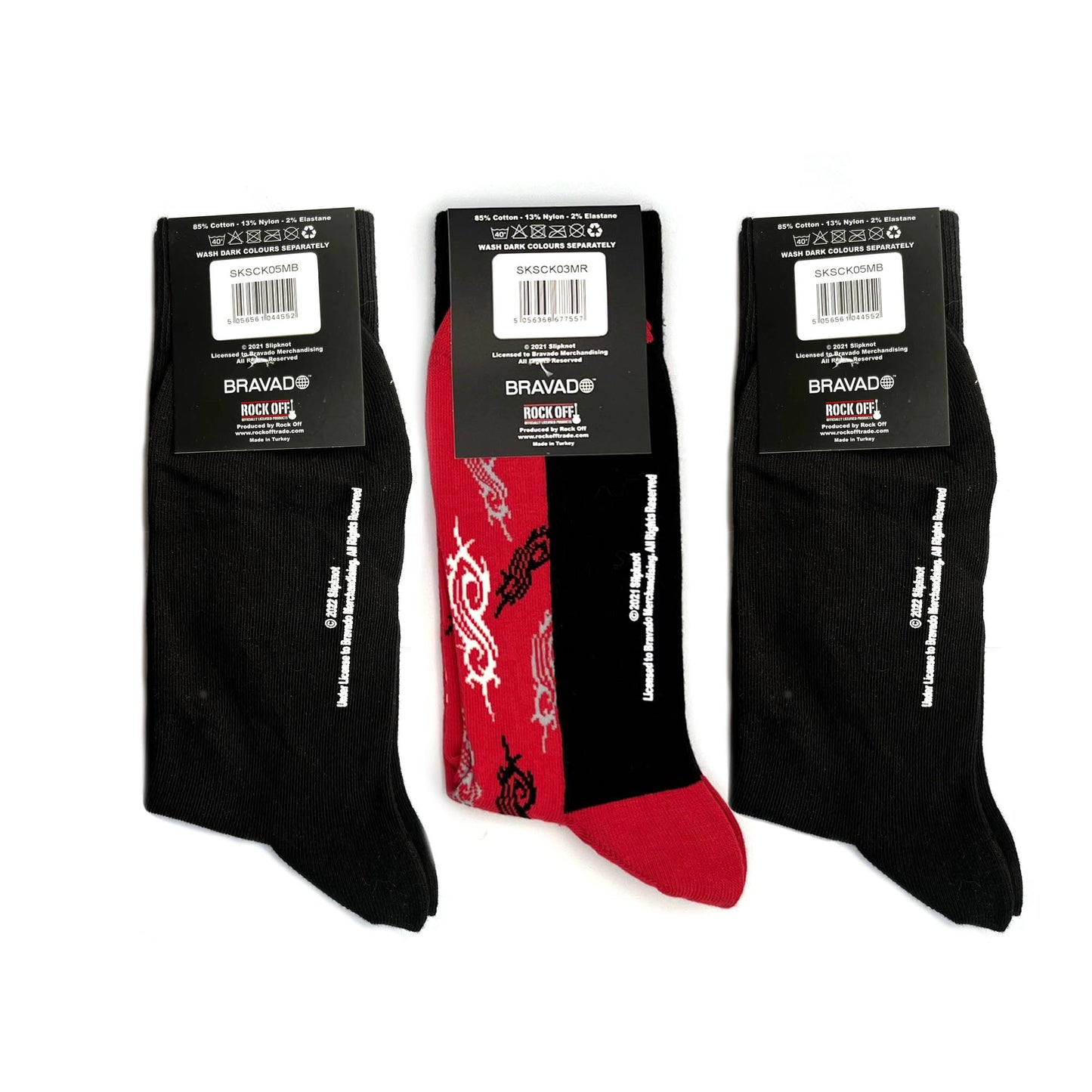 Slipknot | Official Socks 3 Pack | Adult US 8-12, EU 41-46, UK 7-11